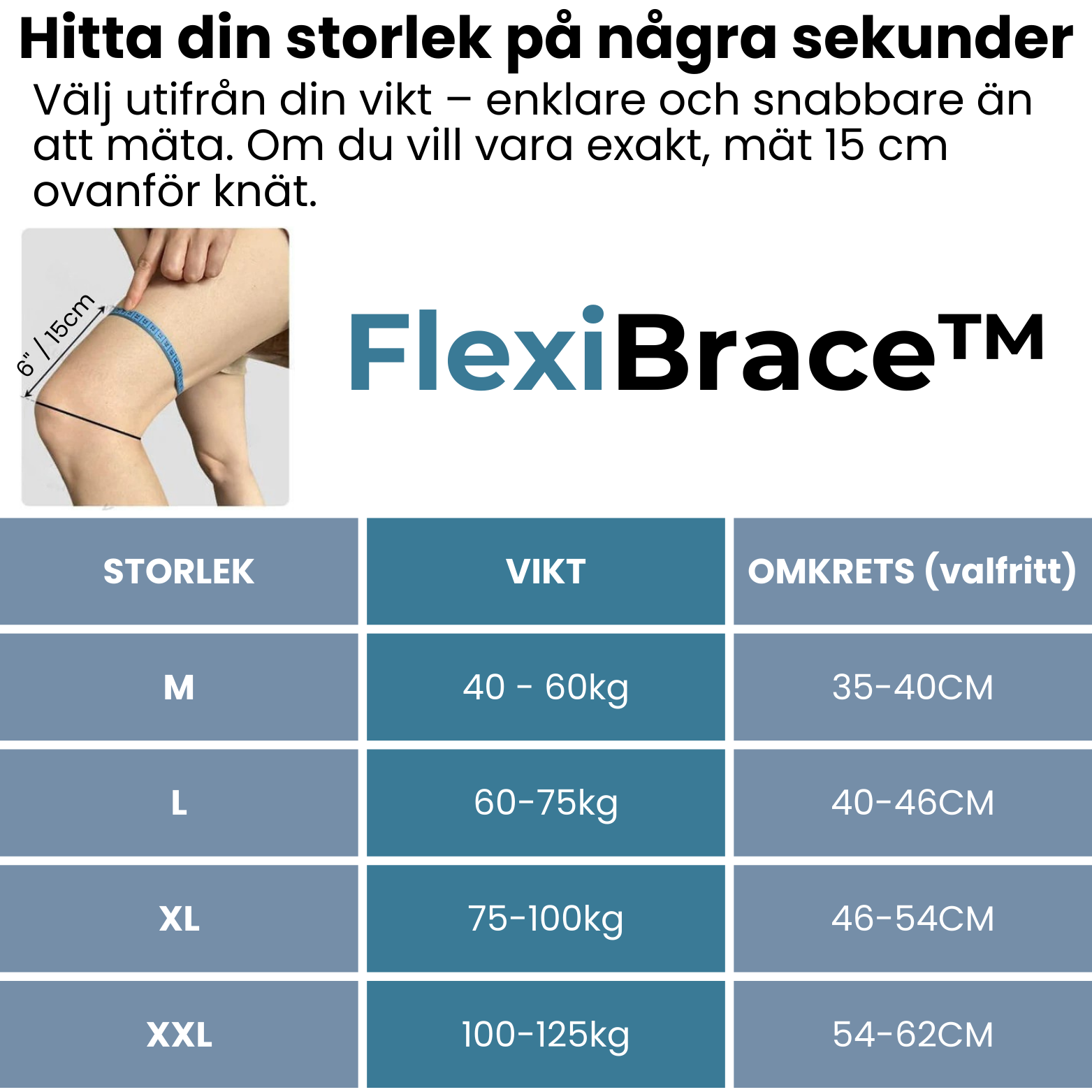 FlexiBrace™ - Smärtfri Rörelse & Stabilitet