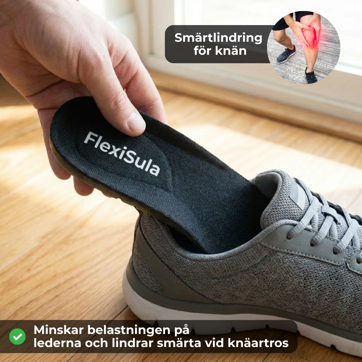 FlexiSula™ Ortopediska Sulor - Avlastar knäsmärta och korrigerar felställning