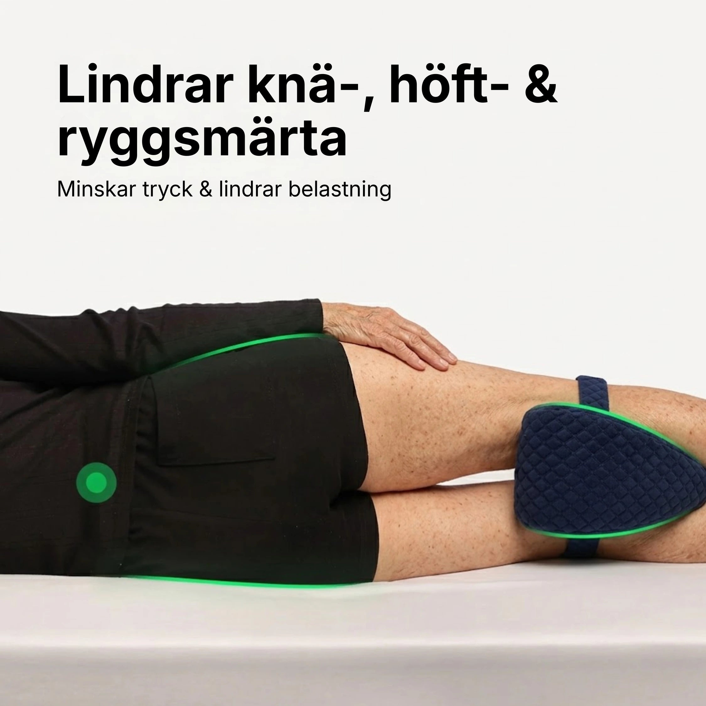 Knäkudde för Smärtfri Sömn