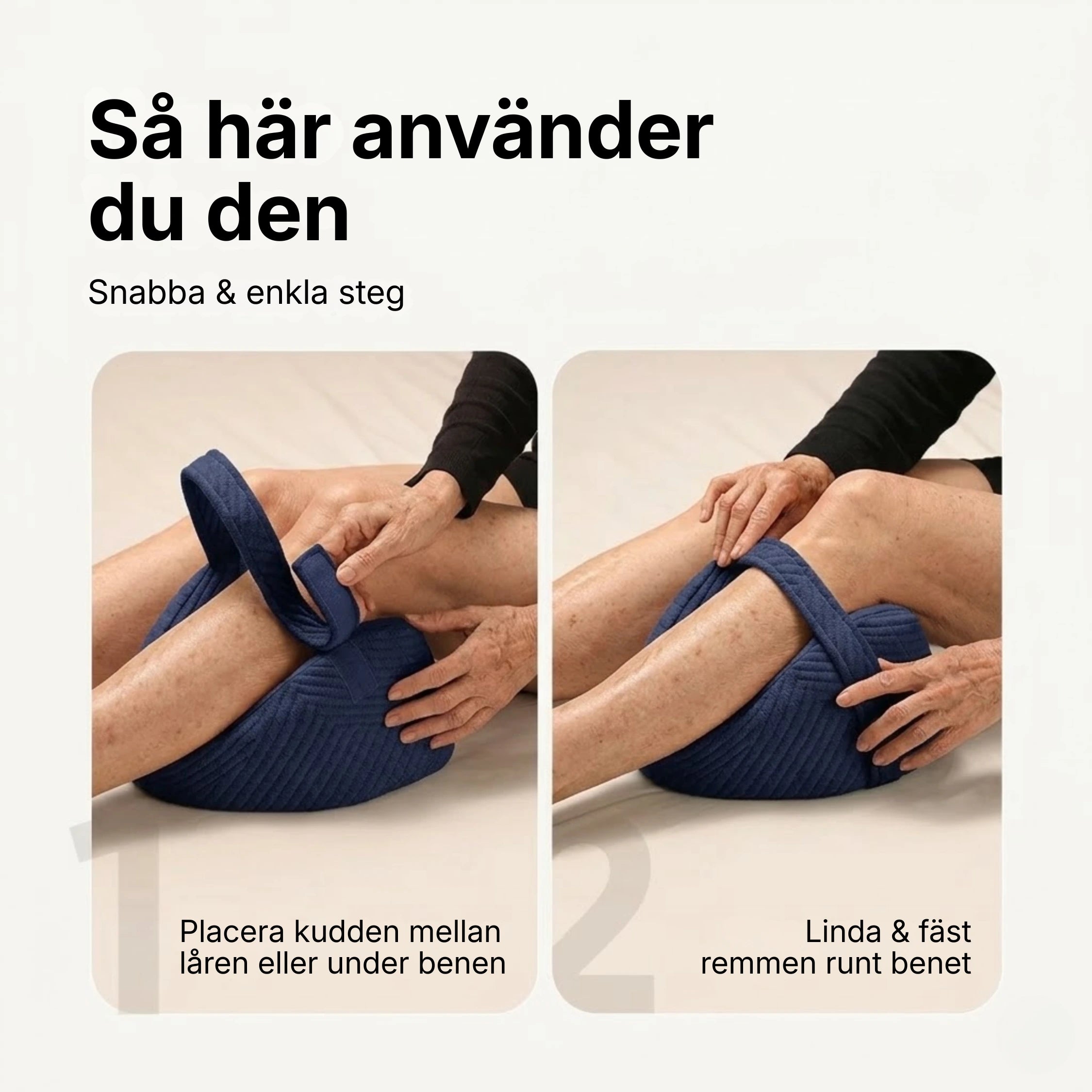 Knäkudde för Smärtfri Sömn