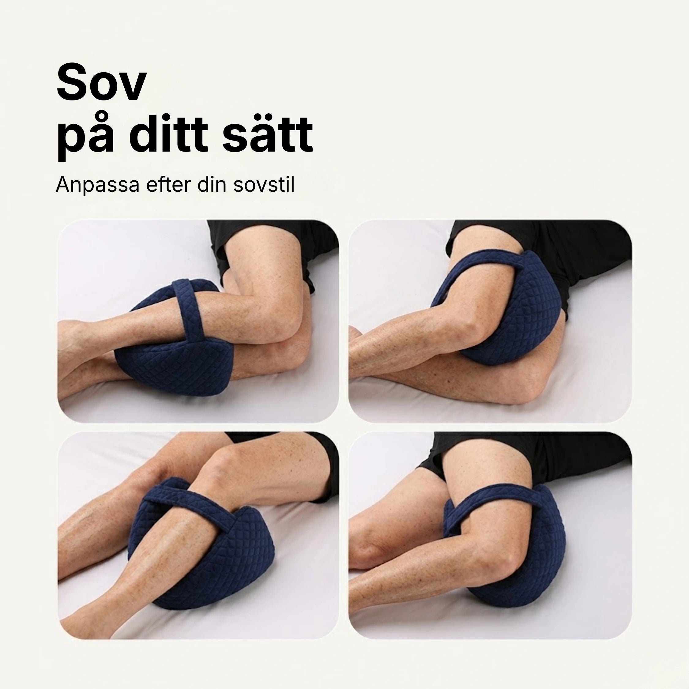 Knäkudde för Smärtfri Sömn