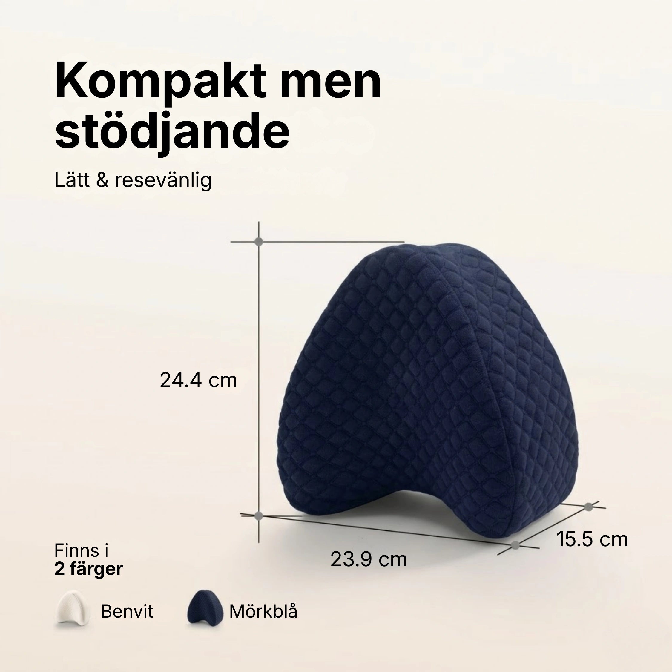 Knäkudde för Smärtfri Sömn