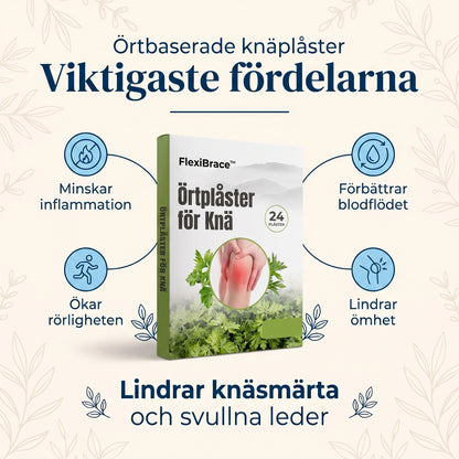 24 Naturliga knäsmärtlindrande plåster